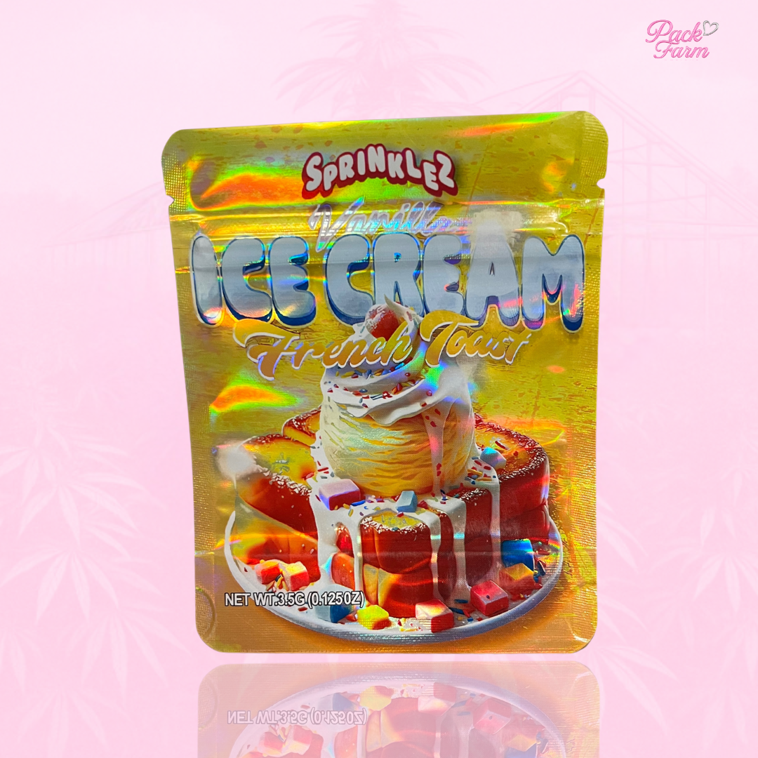 SPRINKLEZ ICE CREAM 3.5 MYLAR BAG