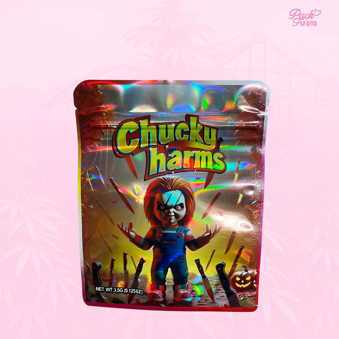 CHUCKY HARMS 3.5 MYLAR BAG